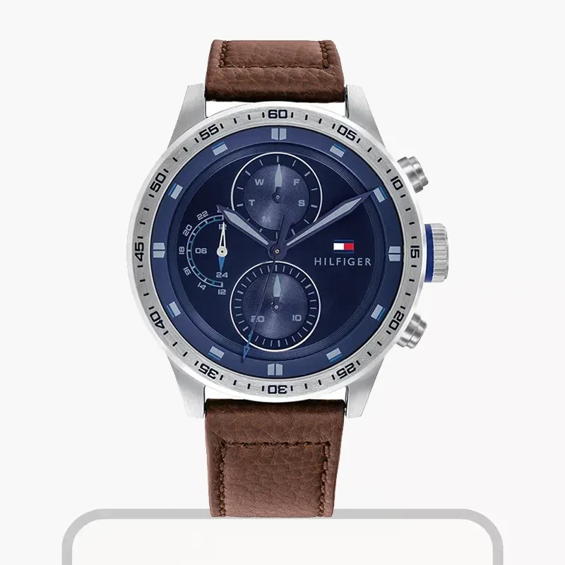 Tommy Hilfiger Trent Quartz Blue Dial Men's Watch- 1791807